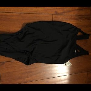 Black one piece swimsuit